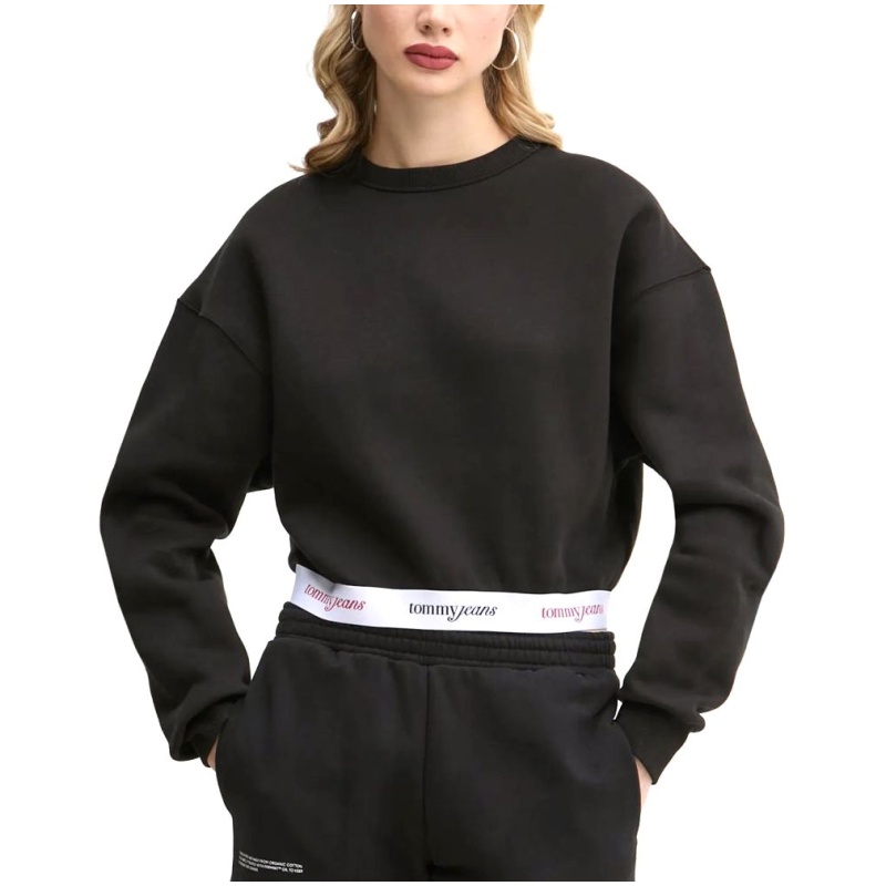 TOMMY JEANS Boxy crp tape crew ext